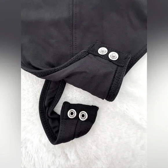 And Now This Black Corset Short Sleeve Bodysuit - NWT - Picture 7 of 9